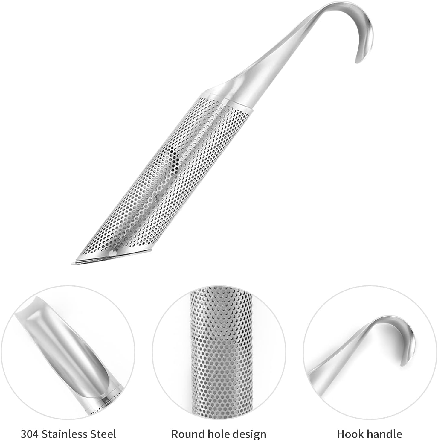 Tea Infusers for Loose Tea Pen Fine Mesh Single Cup Sticks Spoon Pipe